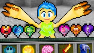 Minecraft, But There's INSIDE OUT Hearts - Gameplay, Kingdom Kids Zone, Minecraft - EYstreem
