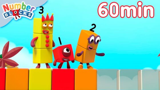 Colourful Maths Counting Fun | Full Episodes | 123 Learn to Count | Numberblocks - Kingdom Kids Zone, Little Learners - Numberblocks