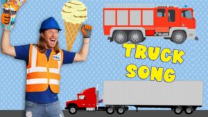 Fire Truck, Ice Cream Truck and Semi Truck Song for Kids - Kingdom Kids Zone, Sing With Me - Handyman Hal - Music for Kids