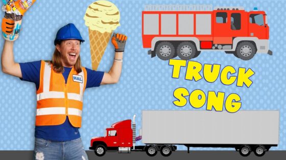 Fire Truck, Ice Cream Truck and Semi Truck Song for Kids - Kingdom Kids Zone, Sing With Me - Handyman Hal - Music for Kids
