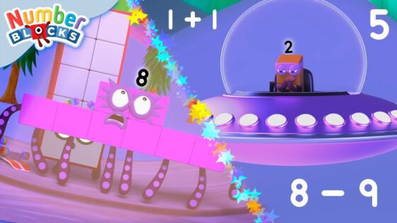 🌌 Epic Space Maths Adventures: Out of This World! 🛸| Back to school Counting Fun! | Numberblocks - Kingdom Kids Zone, Little Learners - Numberblocks