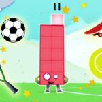 🥇Sports Party: Count and Play! ⚽| Learn to count | Numberblocks - Kingdom Kids Zone, Little Learners - Numberblocks