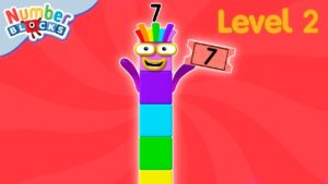 Seven | Full Episode – S2 E2 | Numberblocks (Level 2 – Orange 🟠) - Kingdom Kids Zone, Little Learners - Numberblocks
