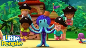 Fisher Price Little People | Octopus Traps The Little Pirates | New Episodes | Kids Cartoons - Kids TV Series, Kingdom Kids Zone - Little People - Fisher Price