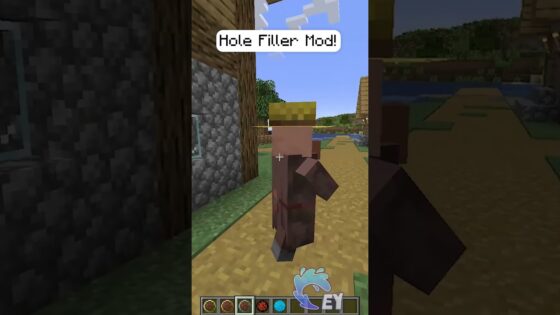 Minecraft: New Hole Filling Mod! - Gameplay, Kingdom Kids Zone, Minecraft - EYstreem