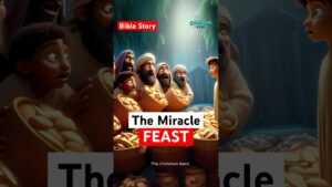 The feast that shocked thousands😱🤯Bible Story #biblestories #history #biblestorytime #biblememory - Bible Stories, Kingdom Kids Zone, Shorts - The Christian Seed