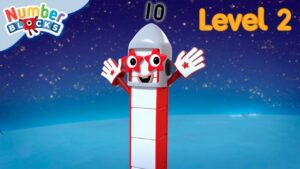 Blast Off | Full Episode – S2 E7 | Numberblocks (Level 2 – Orange 🟠) - Kingdom Kids Zone, Little Learners - Numberblocks