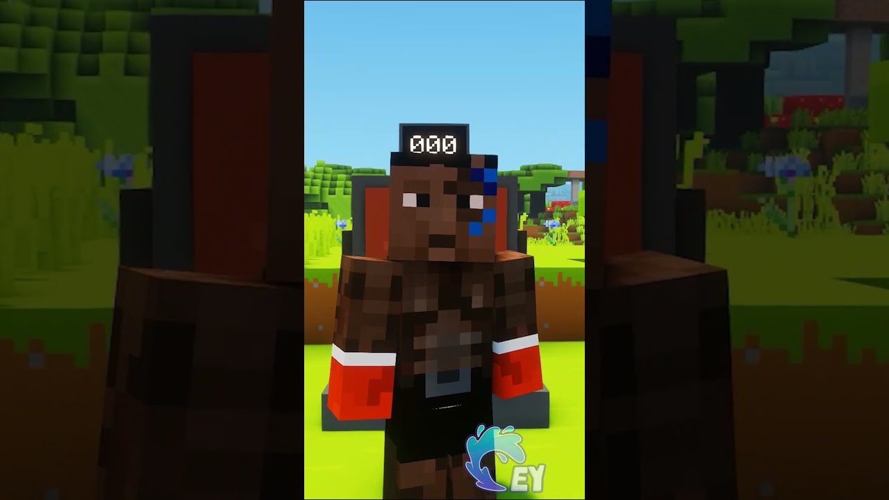Who Can Punch the Hardest in Minecraft? - Gameplay, Kingdom Kids Zone, Minecraft - EYstreem