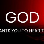 God Wants You To Hear This ‣ Witness21