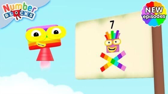 Sail the Seven Seas | Series 7 | Learn Multiplication | Learn to Count | Numberblocks - Kingdom Kids Zone, Little Learners - Numberblocks