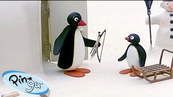 Pingu Does Archery! 🐧 | Pingu – Official Channel | Cartoons For Kids - Kids (0-5), Kingdom Kids Zone - Pingu - Official Channel