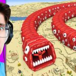 How Long Can Train Eater Get? - Gameplay, Kingdom Kids Zone, Minecraft - EYstreem