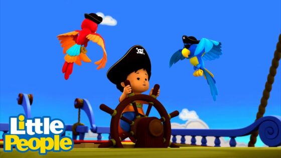 Little People Mini Adventures | 🏴‍☠️ Pirates VS Parrots! 🦜| Kids Cartoons - Kids TV Series, Kingdom Kids Zone - Little People - Fisher Price