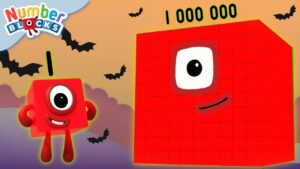 🦇 1 to 1,000,000 Halloween Extravaganza! 🕸️ | Learn to Count | @Numberblocks - Kingdom Kids Zone, Little Learners - Numberblocks