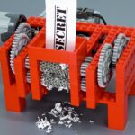 Shredding Paper with Lego Gears (ver 2) - Kids (6-9), Kingdom Kids Zone - Brick Experiment Channel