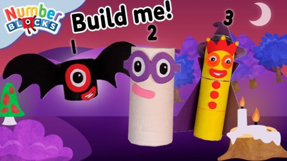 Numberblocks One, Two & Three HALLOWEEN Decoration 👻 | DIY Learn to Count | Maths Cartoons for Kids - Kingdom Kids Zone, Little Learners - Numberblocks