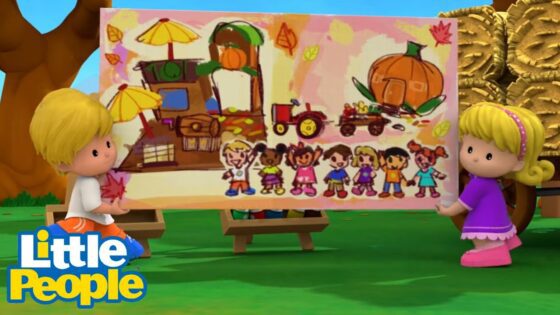 Little People Little Paintings: How To Paint like a Pro! 🎨| Little People Fisher Price Full Episodes - Kids TV Series, Kingdom Kids Zone - Little People - Fisher Price