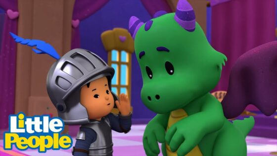 Little People | Halloween Dragons and Princesses! 🐲👸 | 3 Hours Cartoons | Little People Fisher Price - Kids TV Series, Kingdom Kids Zone - Little People - Fisher Price