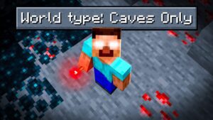 Herobrine in a Caves Only World was a Mistake⦠- Gameplay, Kingdom Kids Zone, Minecraft - CringyGull