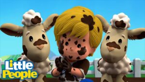 Little People | Eddie made a MESS! So Dirty! 😨 | Full Episodes | Little People Fisher Price - Kids TV Series, Kingdom Kids Zone - Little People - Fisher Price
