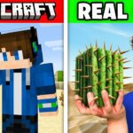 Minecraft, But I Survive in a REAL LIFE Desert - Gameplay, Kingdom Kids Zone, Minecraft - EYstreem