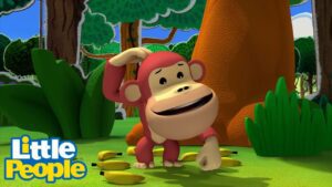Little People | The Monkey Lost Something! Can You Help? 🐵| Cartoons | Little People Fisher Price - Kids TV Series, Kingdom Kids Zone - Little People - Fisher Price