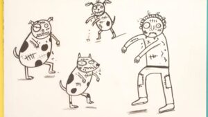 Dog Zombies | The Brilliant World Of Tom Gates | Draw It | Funny Cartoons For Kids - Kids (6-9), Kingdom Kids Zone - Tom Gates Brilliant World