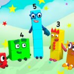 Celebrate Yourself with Confident Counting 💪🟩 | Learn to Count for Kids | @Numberblocks - Kingdom Kids Zone, Little Learners - Numberblocks