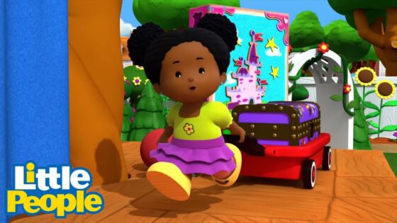 Little People | A Cart Full of Treasures! 👑 | Educational Cartoons | Little People Fisher Price - Kids TV Series, Kingdom Kids Zone - Little People - Fisher Price