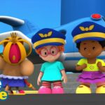 Little People | Day in the Life of a Pilot! 👩✈️ | Educational Cartoons | Little People Fisher Price - Kids TV Series, Kingdom Kids Zone - Little People - Fisher Price