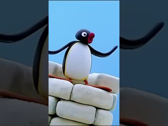 This is Going to FALL! 🐧 #Pingu - Kids (0-4), Kingdom Kids Zone, Shorts - Pingu - Official Channel