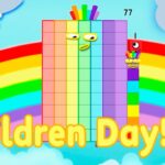 World Children's Day Celebration 👶🍼 | Easy Maths Cartoons for Kids | @Numberblocks - Kingdom Kids Zone, Little Learners - Numberblocks