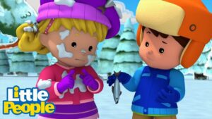 Little People | A Snowy Mess! ☃️ | 1 Hour Cartoons | Little People Fisher Price | Educational - Kids TV Series, Kingdom Kids Zone - Little People - Fisher Price