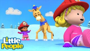 Little People Mini Adventures | Firefighter Rescues on Ice?! | Kids Cartoons - Kids TV Series, Kingdom Kids Zone - Little People - Fisher Price