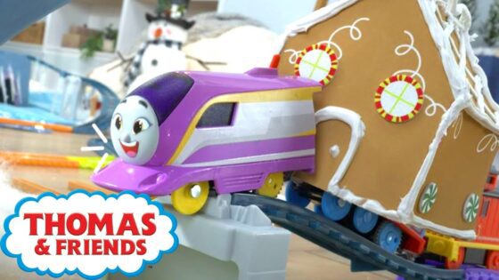 Thomas the Gingerbread House! | Watch Out Thomas - Kids TV Series, Kingdom Kids Zone - Thomas & Friends