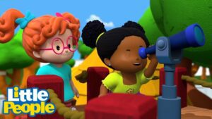 Little People | There is Something Over There!😱 What is it? | Cartoons | Little People Fisher Price - Kids TV Series, Kingdom Kids Zone - Little People - Fisher Price