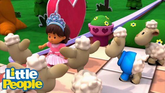 Little People | Dancing with the Sheep 🕺🏼| Educational Cartoons | Little People Fisher Price - Kids TV Series, Kingdom Kids Zone - Little People - Fisher Price