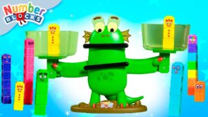Blockzee's Blocky Wobbles | Toy Play & Count | @Numberblocks - Kingdom Kids Zone, Little Learners - Numberblocks
