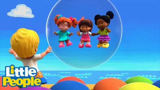 Little People | Stuck in a Bubble! 🫧 | Educational Cartoons | Little People Fisher Price | 1 Hour - Kids TV Series, Kingdom Kids Zone - Little People - Fisher Price