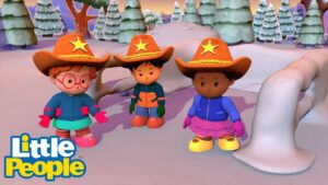 Little People | Tiny Adventures in the Snow ⛄️ | Educational Cartoons | Little People Fisher Price - Kids TV Series, Kingdom Kids Zone - Little People - Fisher Price