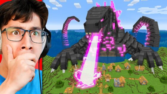 How Big Can Godzilla Get? - Gameplay, Kingdom Kids Zone, Minecraft - EYstreem