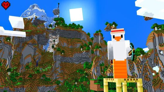 Building Big Mountains in Minecraft - Gameplay, Kingdom Kids Zone, Minecraft - CringyGull