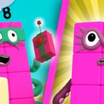 Superhero Maths Moments Save the Day! | Octoblock Number Fun | Numberblocks - Kingdom Kids Zone, Little Learners - Numberblocks