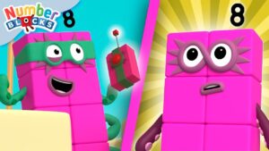 Superhero Maths Moments Save the Day! | Octoblock Number Fun | Numberblocks - Kingdom Kids Zone, Little Learners - Numberblocks