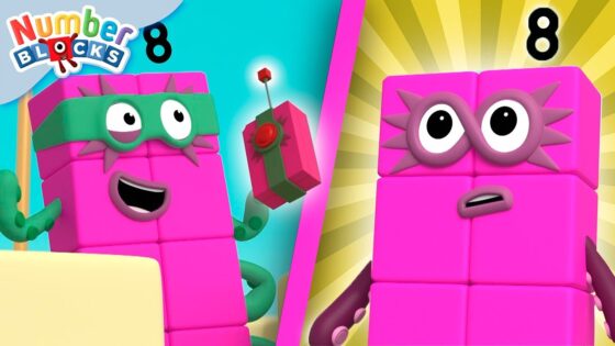 Superhero Maths Moments Save the Day! | Octoblock Number Fun | Numberblocks - Kingdom Kids Zone, Little Learners - Numberblocks