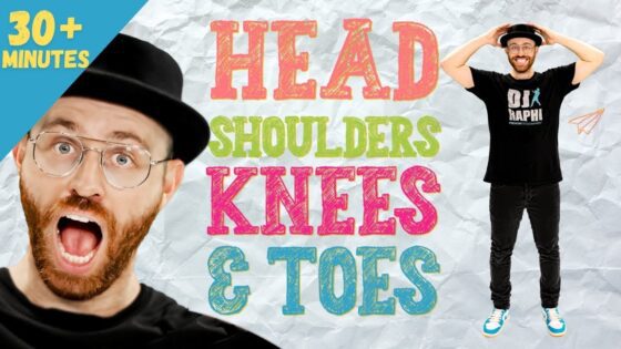 Head, Shoulders, Knees & Toes – Exercise Song For Kids with DJ Raphi | 30 minutes - Kingdom Kids Zone, Sing With Me - DJ Raphi