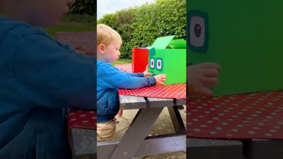 Build Numberblock Four! 🟢 Part 4 | Cartoon Maths fun for Kids | Learn to Count #shorts - Kingdom Kids Zone, Little Learners, Shorts - Numberblocks