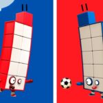 Exciting football moments | Learn to count | 60 mins of Maths for Kids | @Numberblocks - Kingdom Kids Zone, Little Learners - Numberblocks