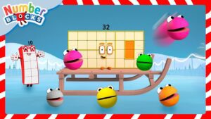 Exciting Numberblobs Christmas Counting Fun 🎁 | 60 mins of Maths for Kids | Numberblocks - Kingdom Kids Zone, Little Learners - Numberblocks