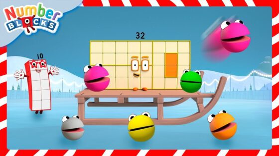 Exciting Numberblobs Christmas Counting Fun 🎁 | 60 mins of Maths for Kids | Numberblocks - Kingdom Kids Zone, Little Learners - Numberblocks
